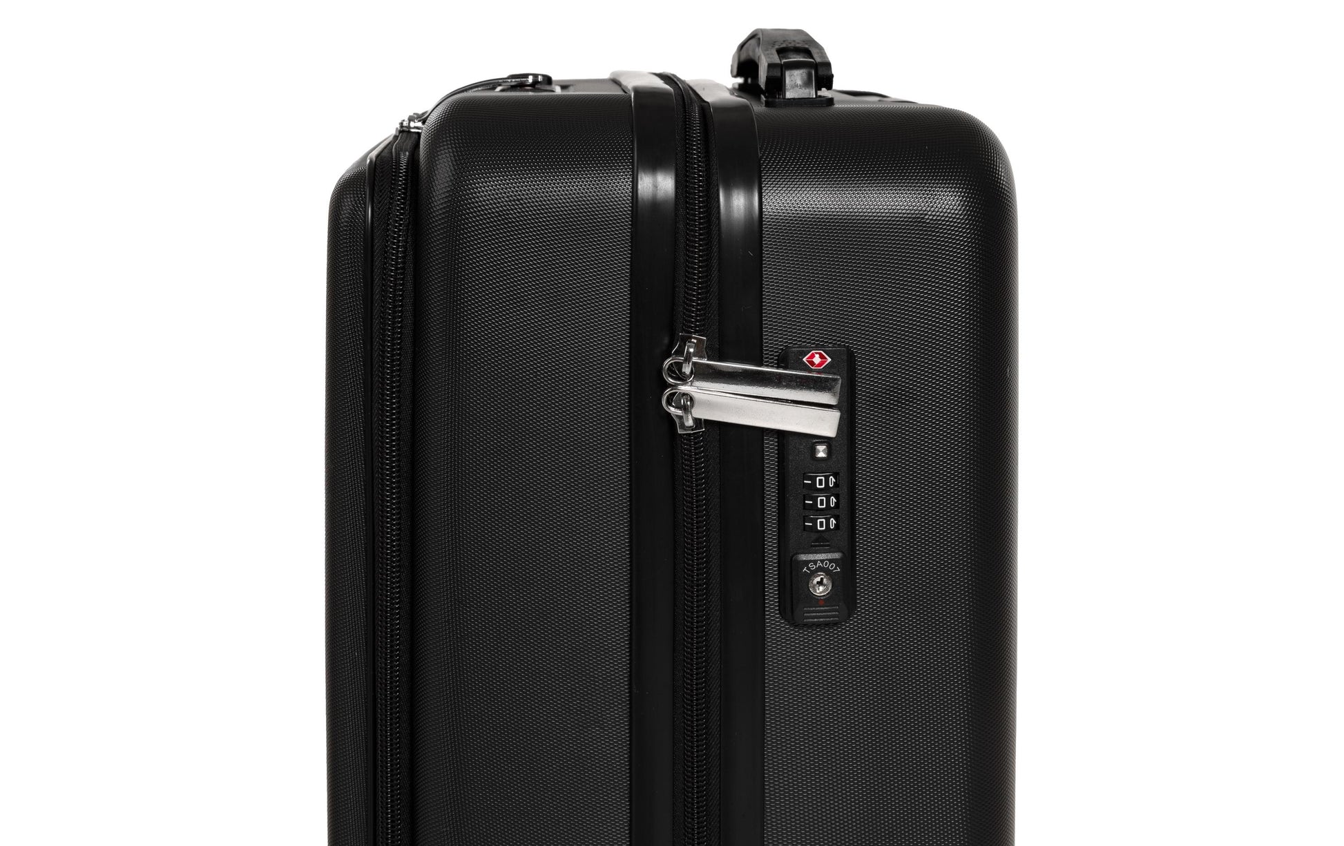 KOOR Handgepäck-Trolley – 39,5 l, ABS, 4 Rollen, mit TSA, schwarz, 35 × 58 × 24 cm