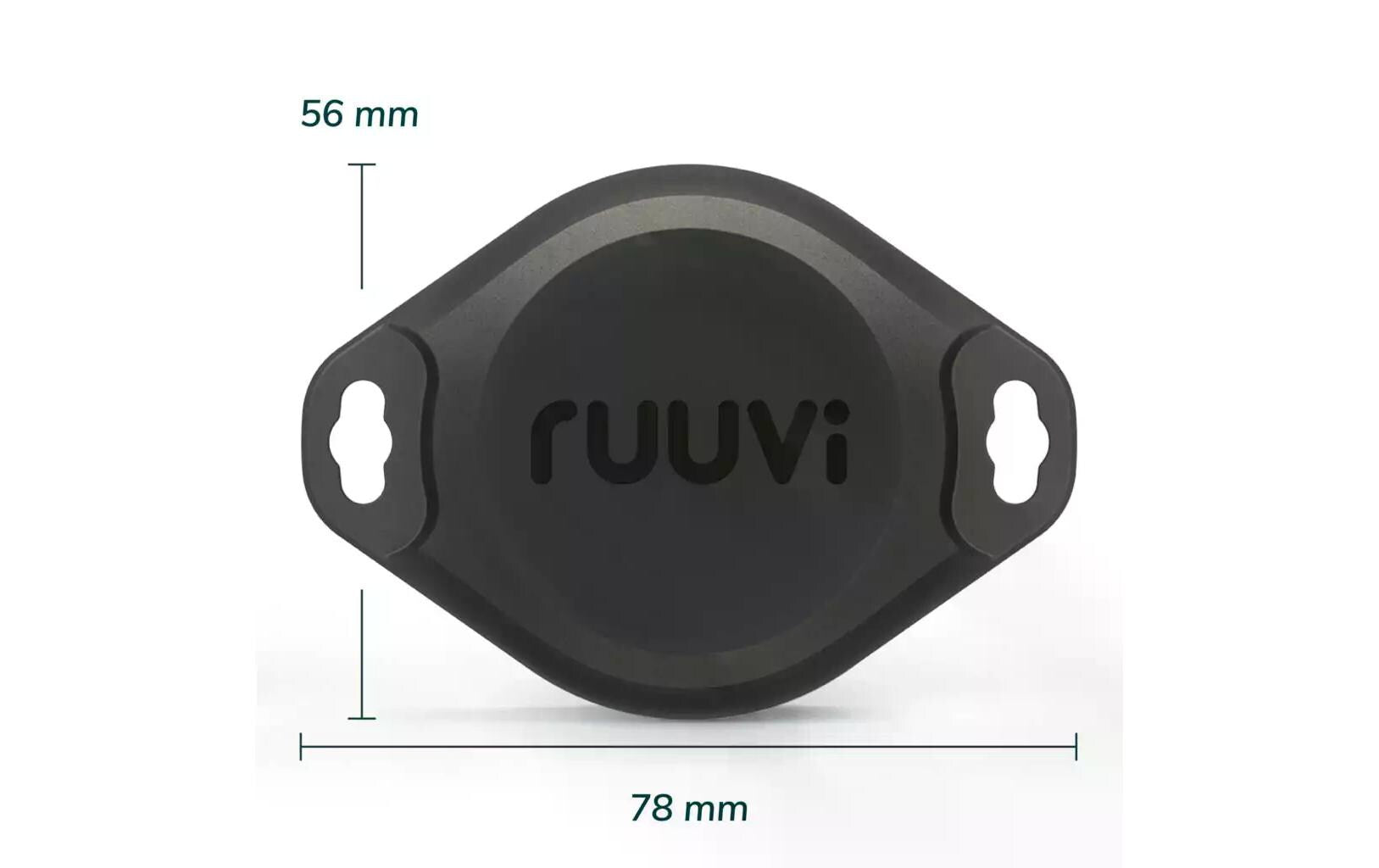 RuuviTag Pro – Temperatur- & Feuchtigkeitssensor, Bluetooth, IP68 – Schwarz