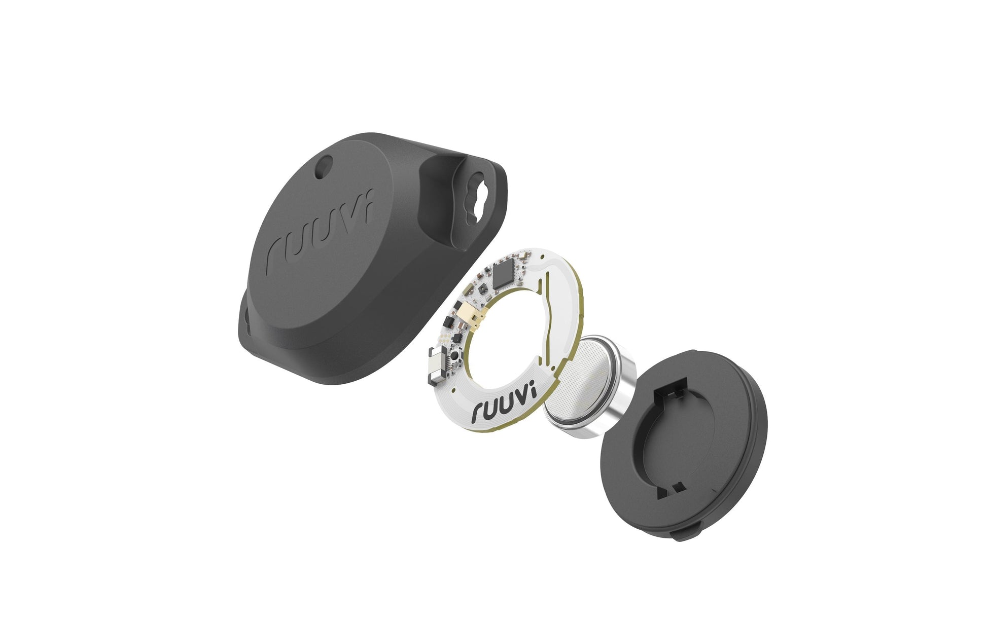RuuviTag Pro – Temperatur- & Feuchtigkeitssensor, Bluetooth, IP68 – Schwarz