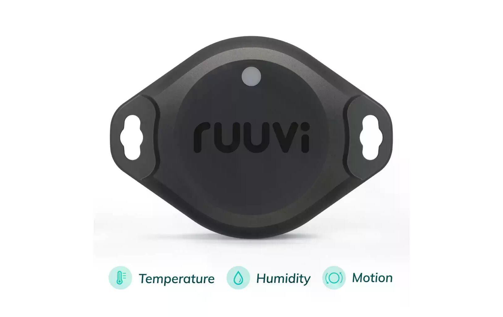 RuuviTag Pro – Temperatur- & Feuchtigkeitssensor, Bluetooth, IP68 – Schwarz