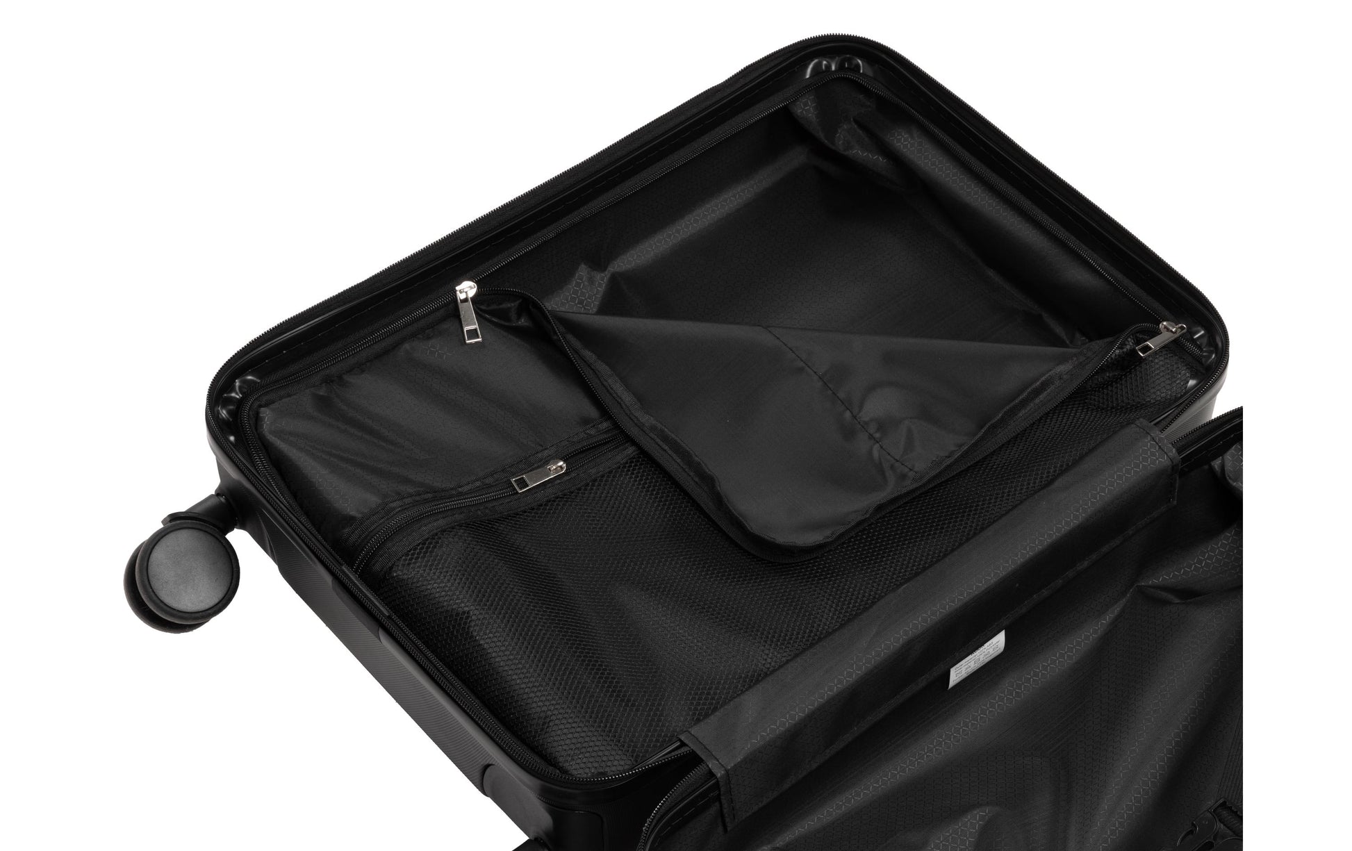 KOOR Handgepäck-Trolley – 39,5 l, ABS, 4 Rollen, mit TSA, schwarz, 35 × 58 × 24 cm