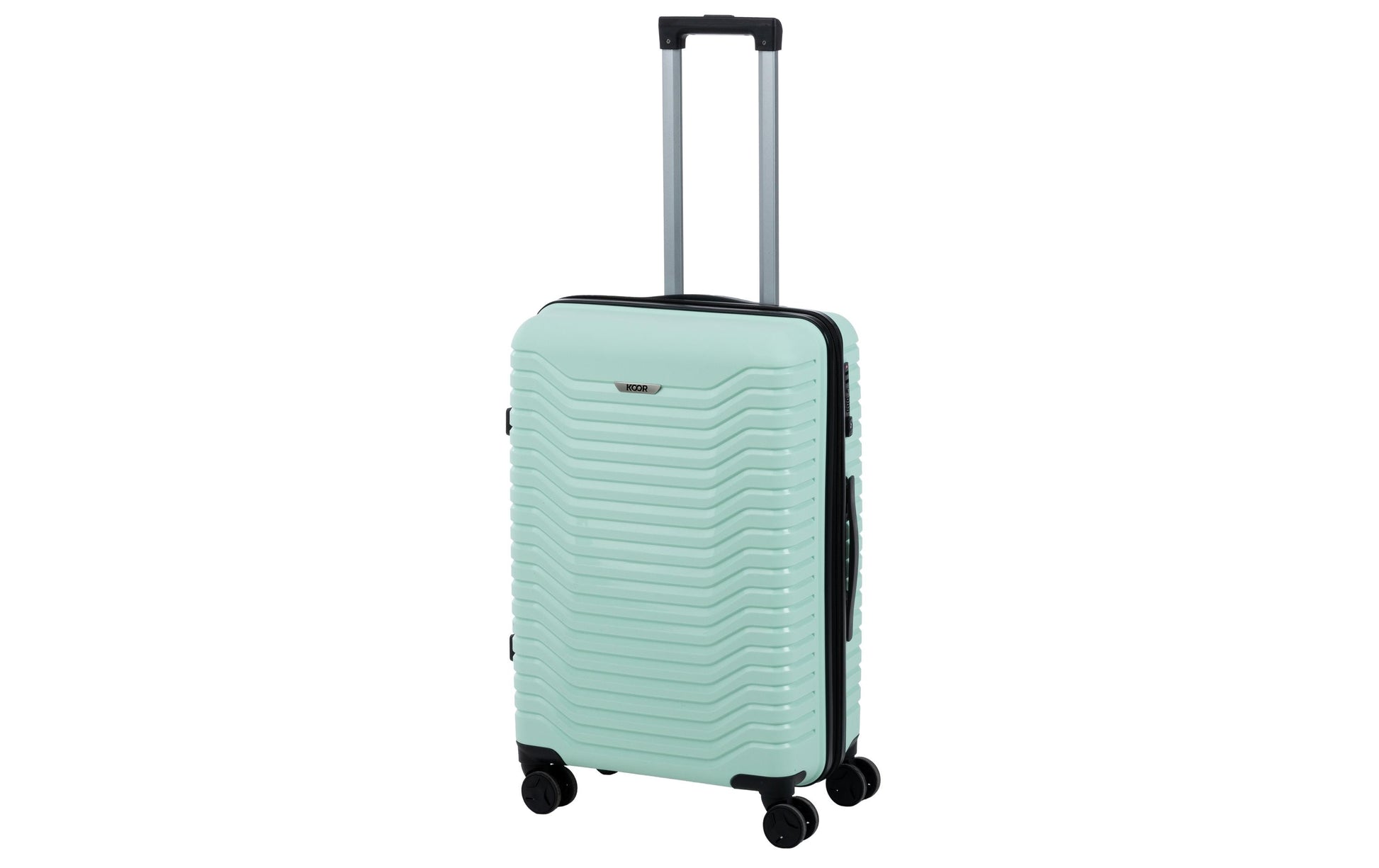 KOOR Trolley – 63 l, Hartschale, 4 Rollen, mit TSA, Mint, 40 × 66 × 26 cm