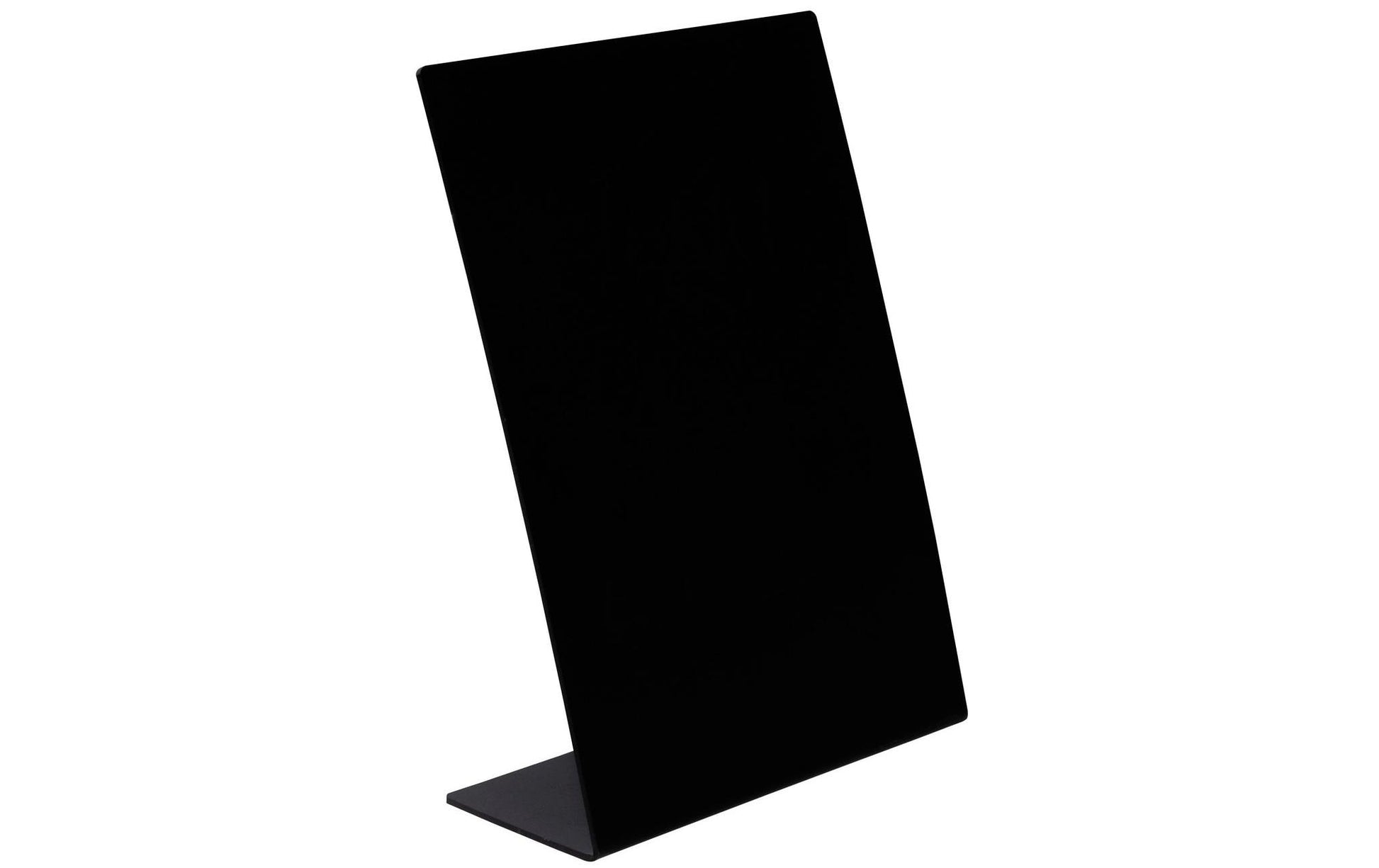Exacompta Tischkreidetafel DIN A5 (148 × 210 mm) – Schieferoptik (HIPS-Polystyrol), Schwarz – Hoch/Quer