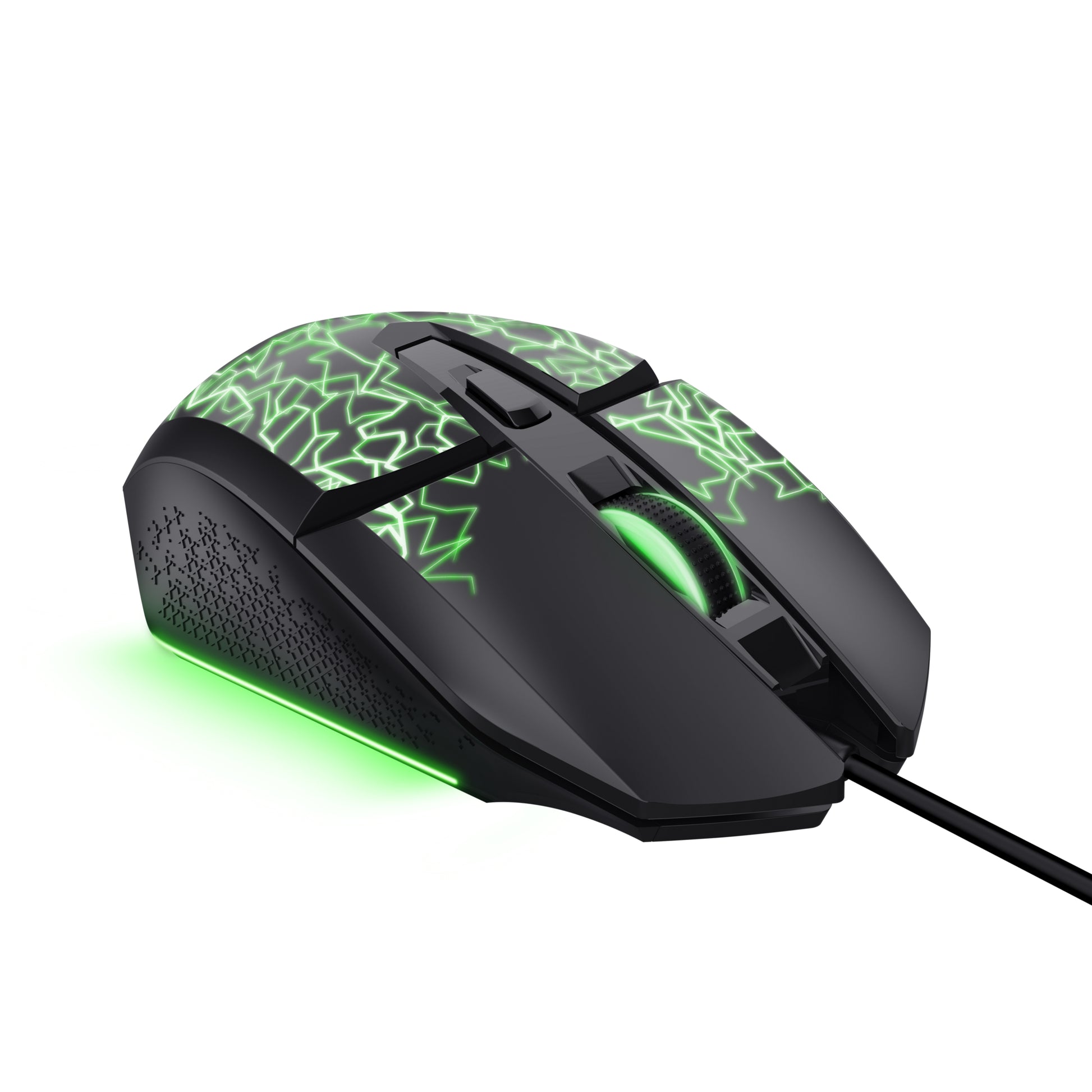 Trust GXT 113 Felox – Gaming-Maus – Kabelgebunden (USB-A), 6400 DPI, RGB-Beleuchtung, Rechts, Schwarz