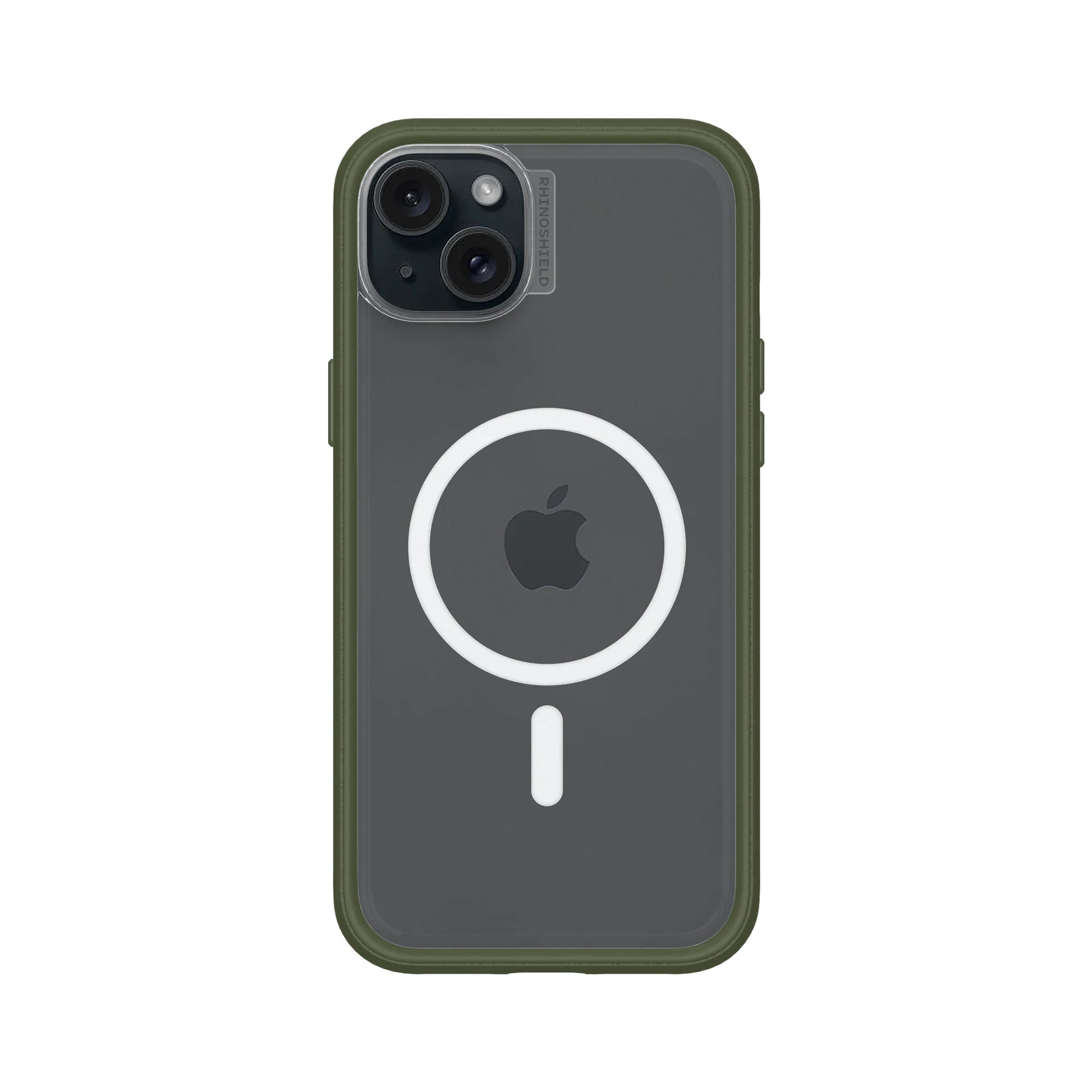 RhinoShield Backcover Mod NX – für Apple iPhone 15 Plus – Camo Grün – MagSafe-kompatibel