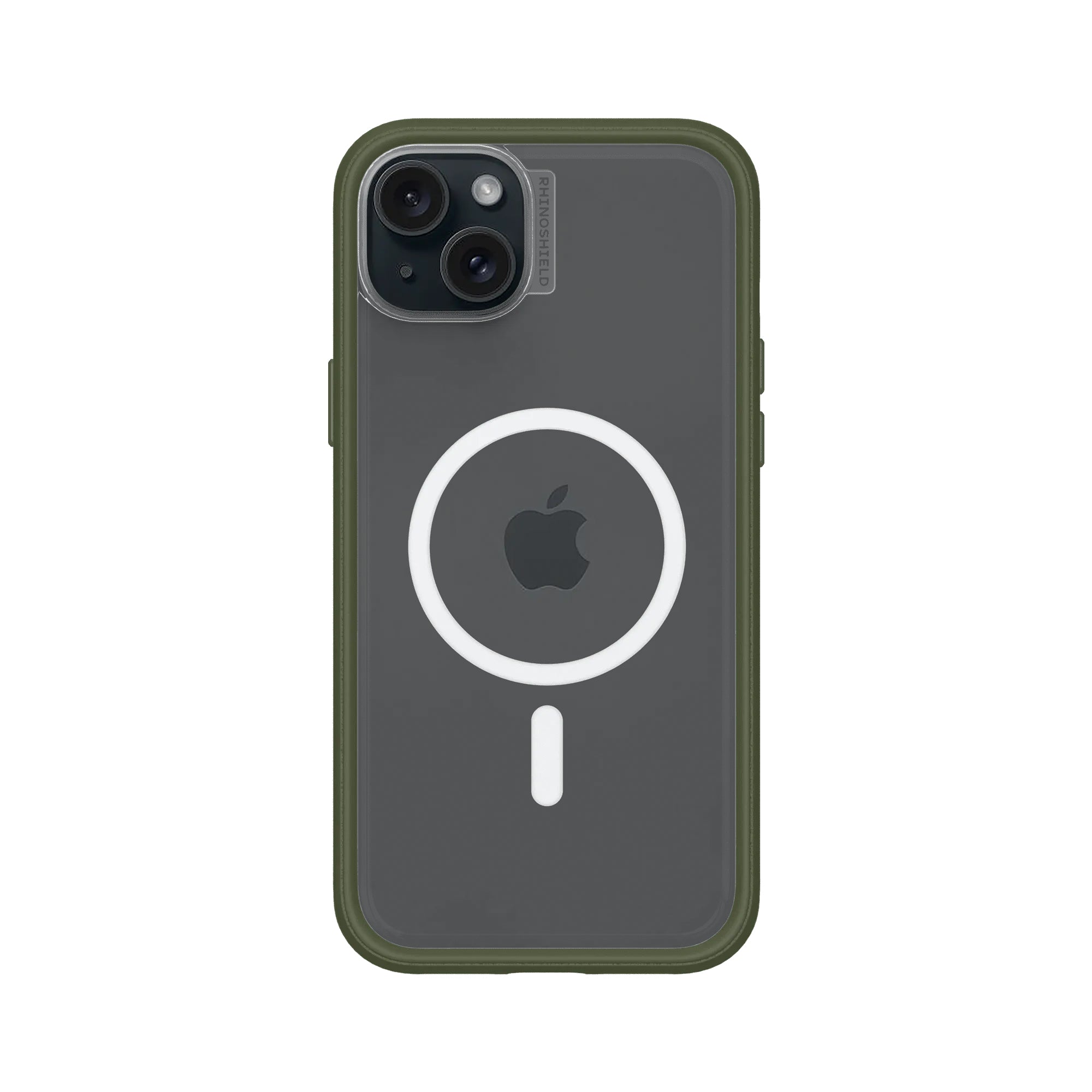 RhinoShield Backcover Mod NX – für Apple iPhone 15 Plus – Camo Grün – MagSafe-kompatibel