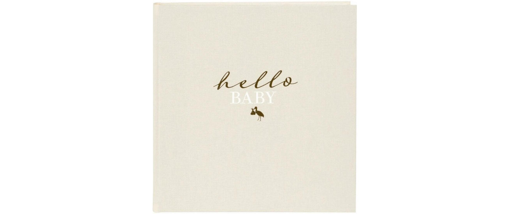Goldbuch Babyalbum, 60 Seiten, Weiss, 30 × 31 cm, Leinen, Beige