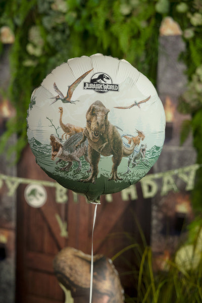 PartyDeco Folienballon Jurassic World – Grün – 35 × 35 cm – 1 Stk