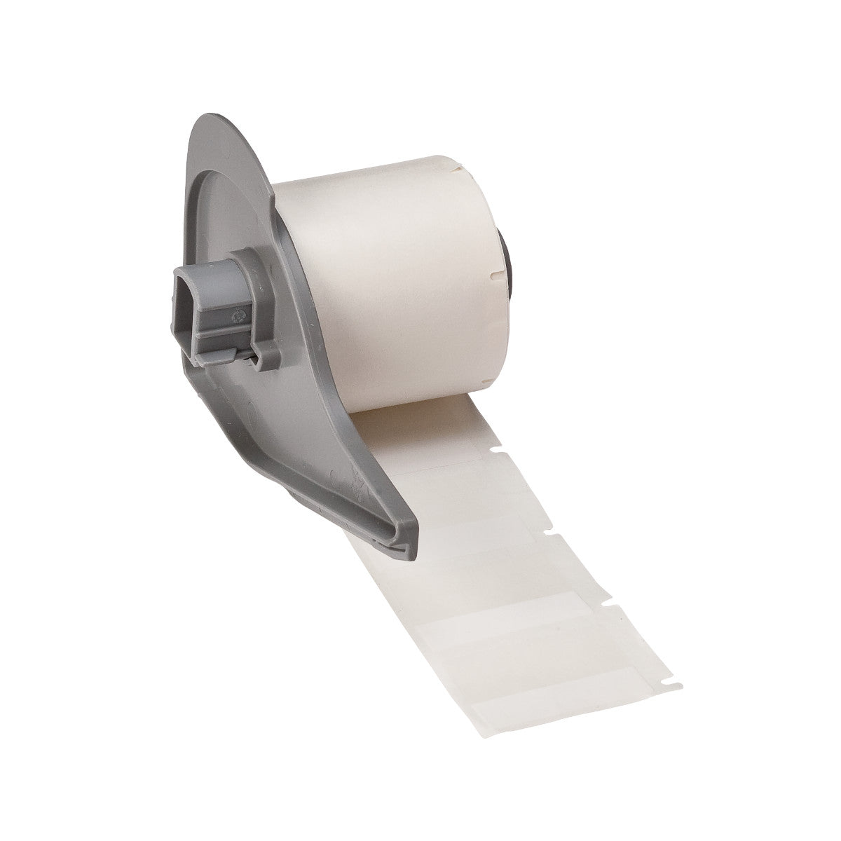 Brady Etiketten (Rolle) 38 × 25 mm – selbstlaminierendes Vinyl, matt, weiss – permanent haftend – Thermotran