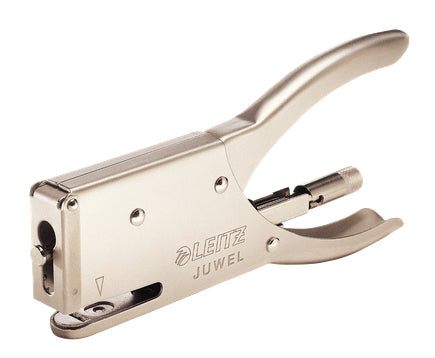 Leitz JUWEL Heftzange – 12 Blatt, Antiblockiersystem, für JUWEL 4 mm, metallisch