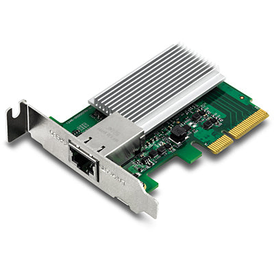 TRENDnet TEG-10GECTX – PCIe 10G Netzwerkadapter – 1×10G RJ45, PCIe x4