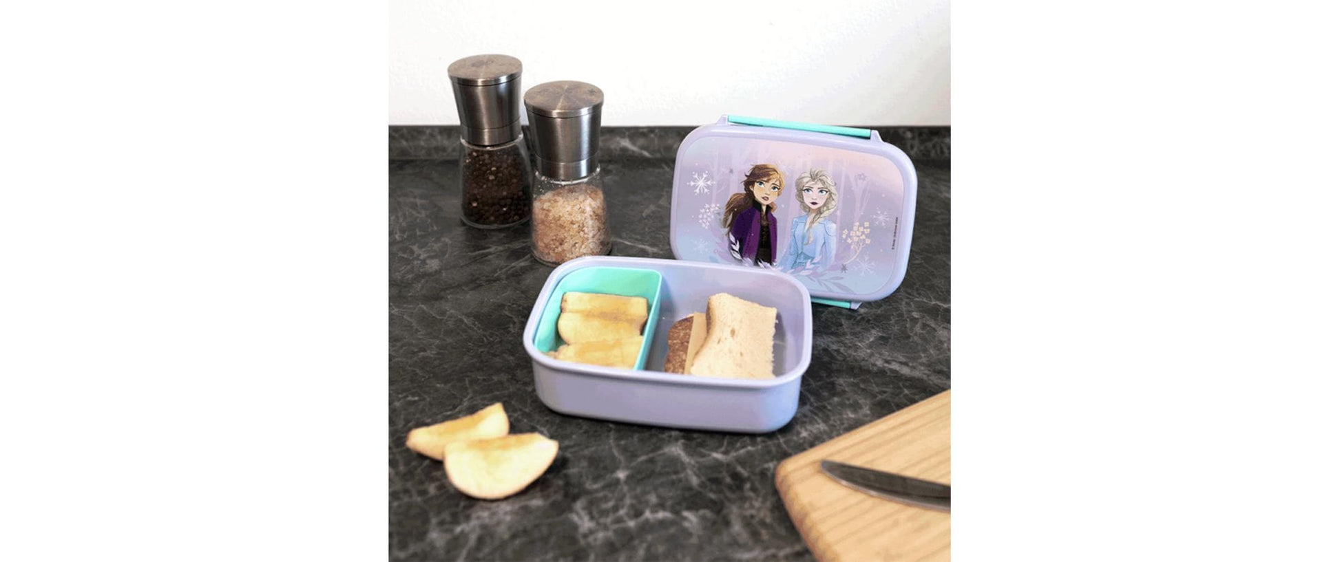 Scooli Gabby's Dollhouse – Lunchbox 800 ml, 18 × 13,5 × 6 cm, Kunststoff, rosa, 2 Fächer