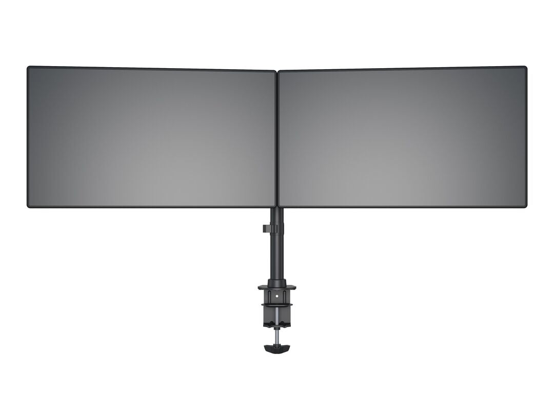 Multibrackets basic 3309 – Monitorhalterung, Dual, bis 27", VESA 100 × 100 mm, 8 kg, drehbar, schwarz