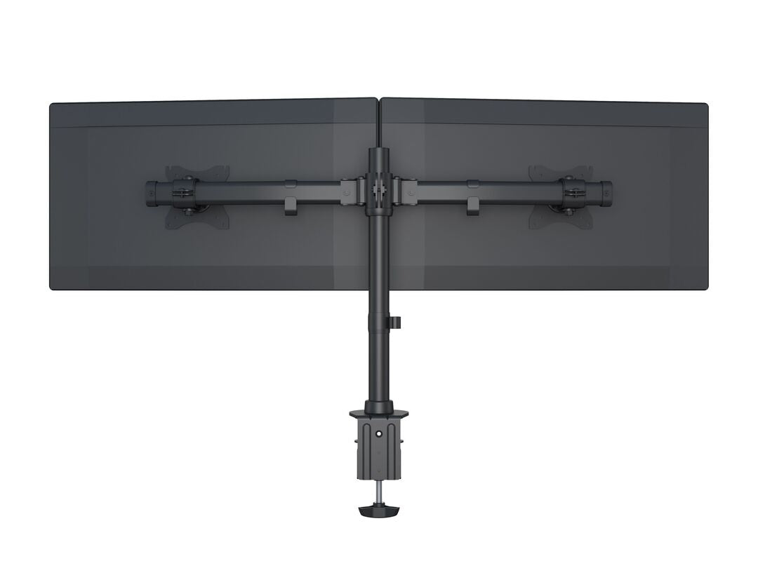 Multibrackets basic 3309 – Monitorhalterung, Dual, bis 27", VESA 100 × 100 mm, 8 kg, drehbar, schwarz