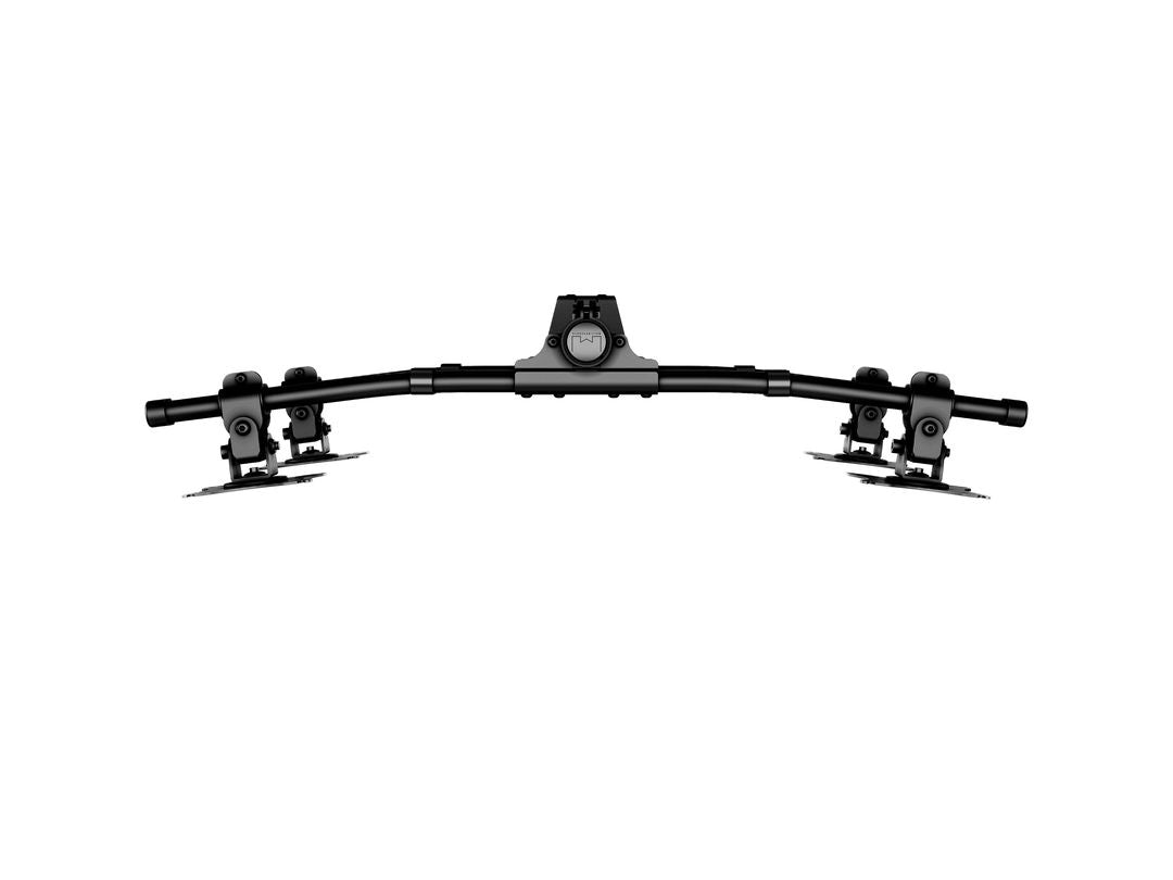 Multibrackets Monhalt basic 3316 – Monitorhalterung, Quad, bis 27", VESA 75 × 75 mm, 8 kg, neigbar, schwarz