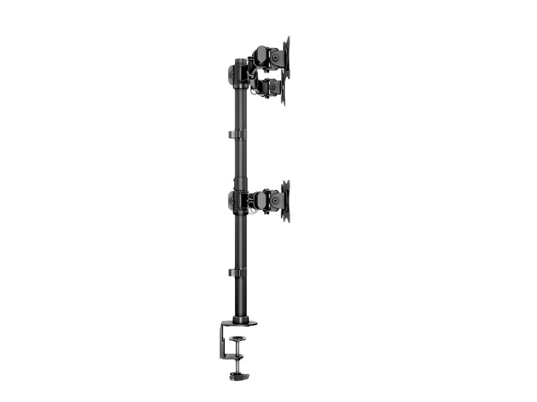 Multibrackets Monhalt basic 3316 – Monitorhalterung, Quad, bis 27", VESA 75 × 75 mm, 8 kg, neigbar, schwarz