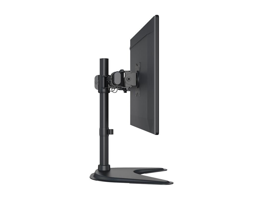 Multibrackets basic 3330 – Monitorhalterung, Dual, Standfuss, bis 27", VESA 100 × 100 mm, 10 kg, schwarz