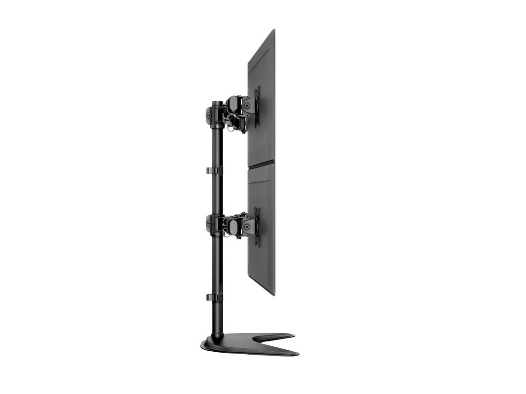 Multibrackets basic 3347 – Standfuss, 4 Monitore, bis 27", VESA 75 × 75 mm, 8 kg, drehbar, höhenverstellbar