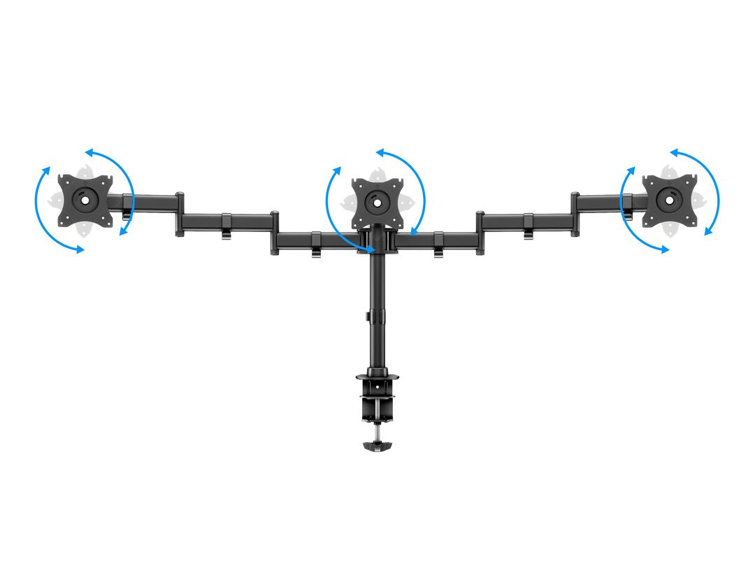 Multibrackets 3385 Flachbildschirm-Tischhalterung – MB Tischstä Basic, Triple, 15–27"