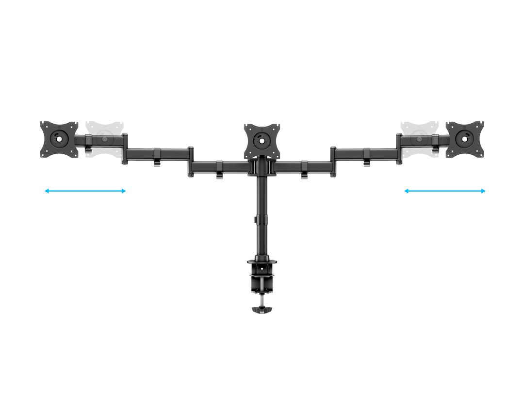 Multibrackets 3385 Flachbildschirm-Tischhalterung – MB Tischstä Basic, Triple, 15–27"