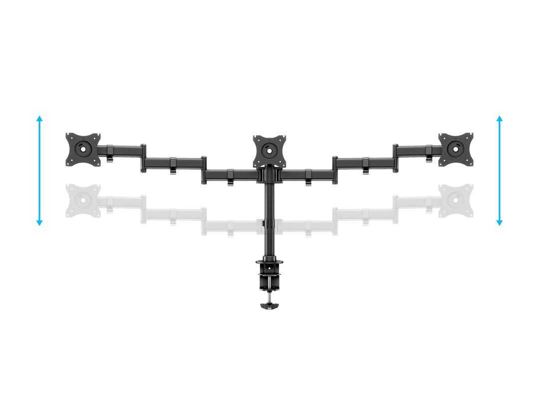 Multibrackets 3385 Flachbildschirm-Tischhalterung – MB Tischstä Basic, Triple, 15–27"