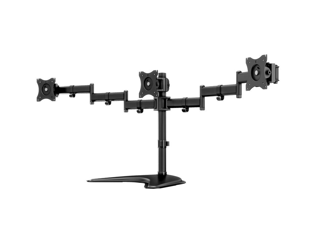 Multibrackets MB 3392 – Tischhalterung, 3-fach, Standfuss, bis 27", VESA 100 × 100 mm, 8 kg