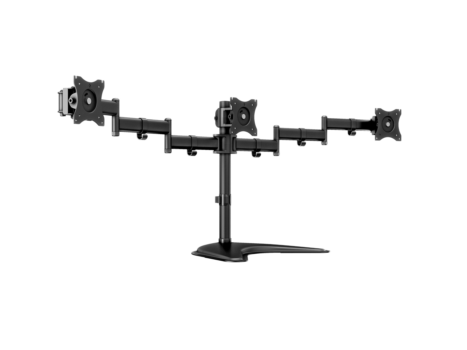 Multibrackets MB 3392 – Tischhalterung, 3-fach, Standfuss, bis 27", VESA 100 × 100 mm, 8 kg