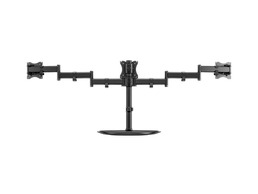 Multibrackets MB 3392 – Tischhalterung, 3-fach, Standfuss, bis 27", VESA 100 × 100 mm, 8 kg