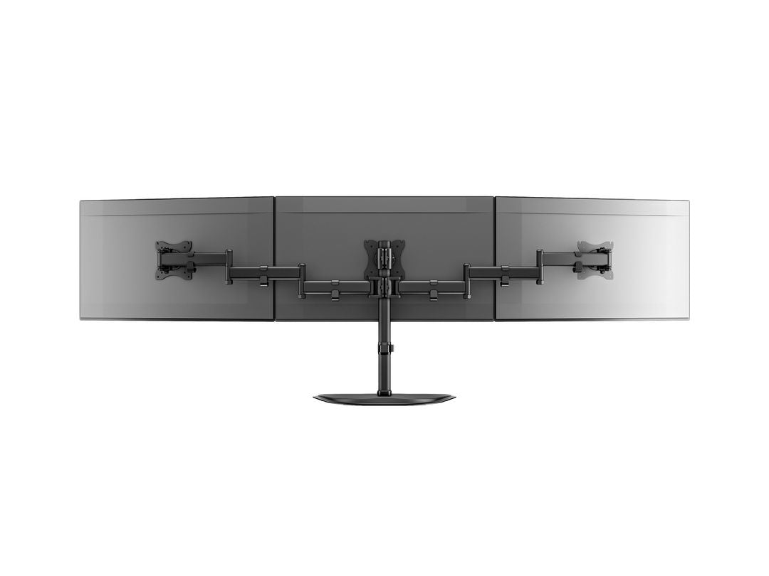Multibrackets MB 3392 – Tischhalterung, 3-fach, Standfuss, bis 27", VESA 100 × 100 mm, 8 kg