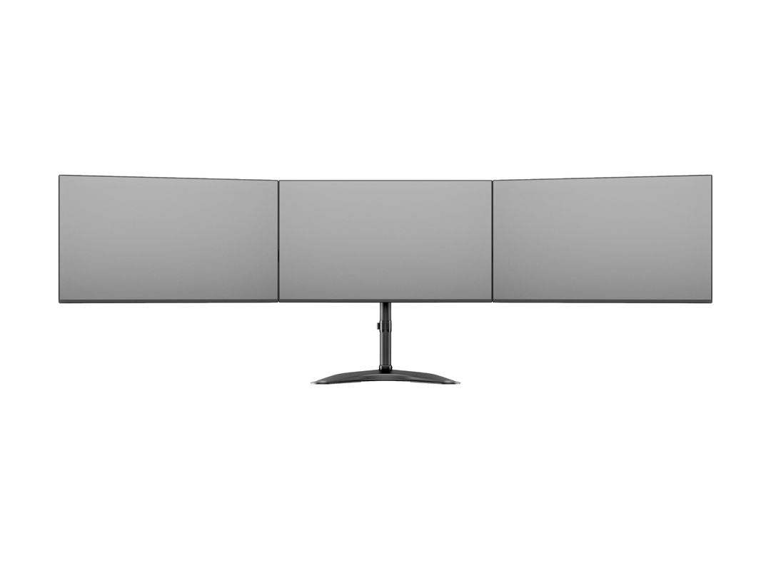Multibrackets MB 3392 – Tischhalterung, 3-fach, Standfuss, bis 27", VESA 100 × 100 mm, 8 kg