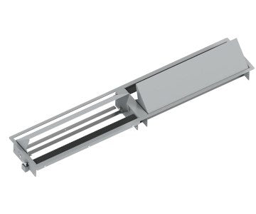 Bachmann CONI DUO – Einbaurahmen, 2× Gross, Grau