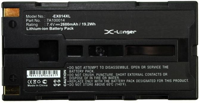 CoreParts Akku 2600 mAh 7,4 V – für Extech Andes 3/APEX 2/Apex 3 und andere, 7A100014