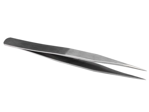 Velleman VTTW15 Pinzette – spitz, gerade Spitze, 112 mm, Edelstahl