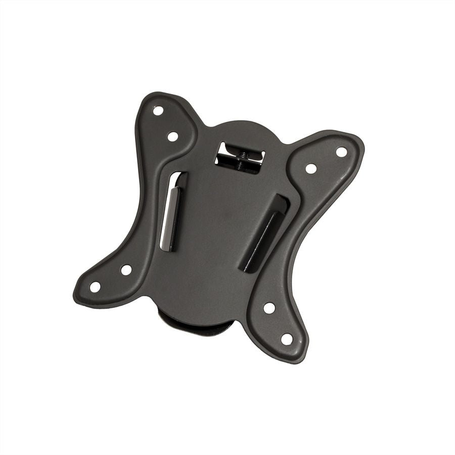 VALUE Monitor-Wandhalterung – 1 Monitor – bis 27" – VESA 75×75/100×100 mm – bis 20 kg/Monitor – Schwarz