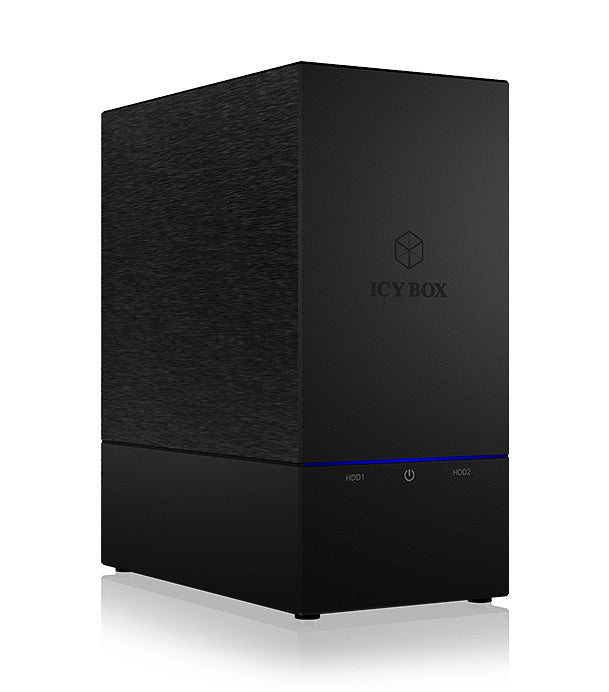 ICY BOX IB-RD3621U3 – 2-Bay Desktop Gehäuse – USB 3.0, für 3,5" HDD, SATA