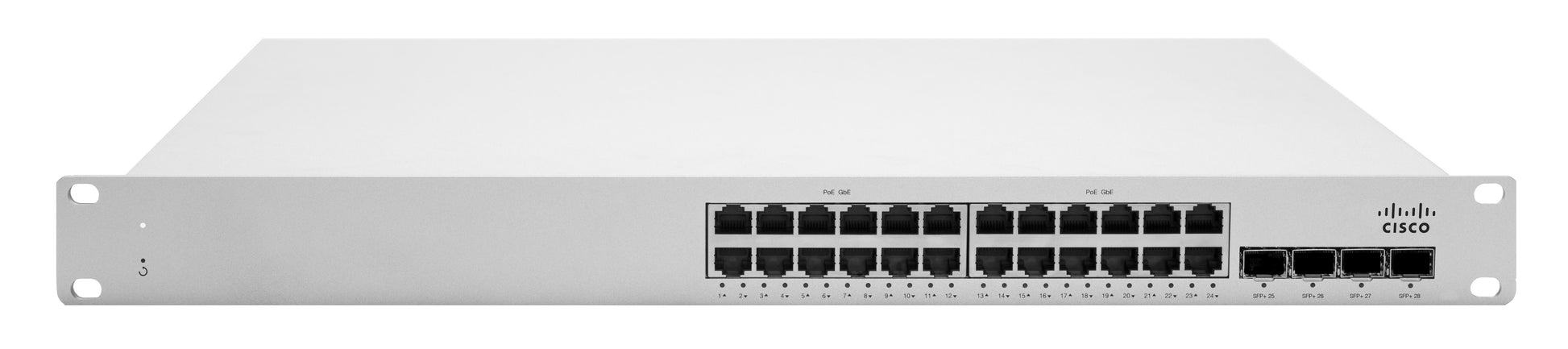 Cisco Meraki MS225-24 – Managed Switch – 24×GbE, 4×SFP+, L2, 1U