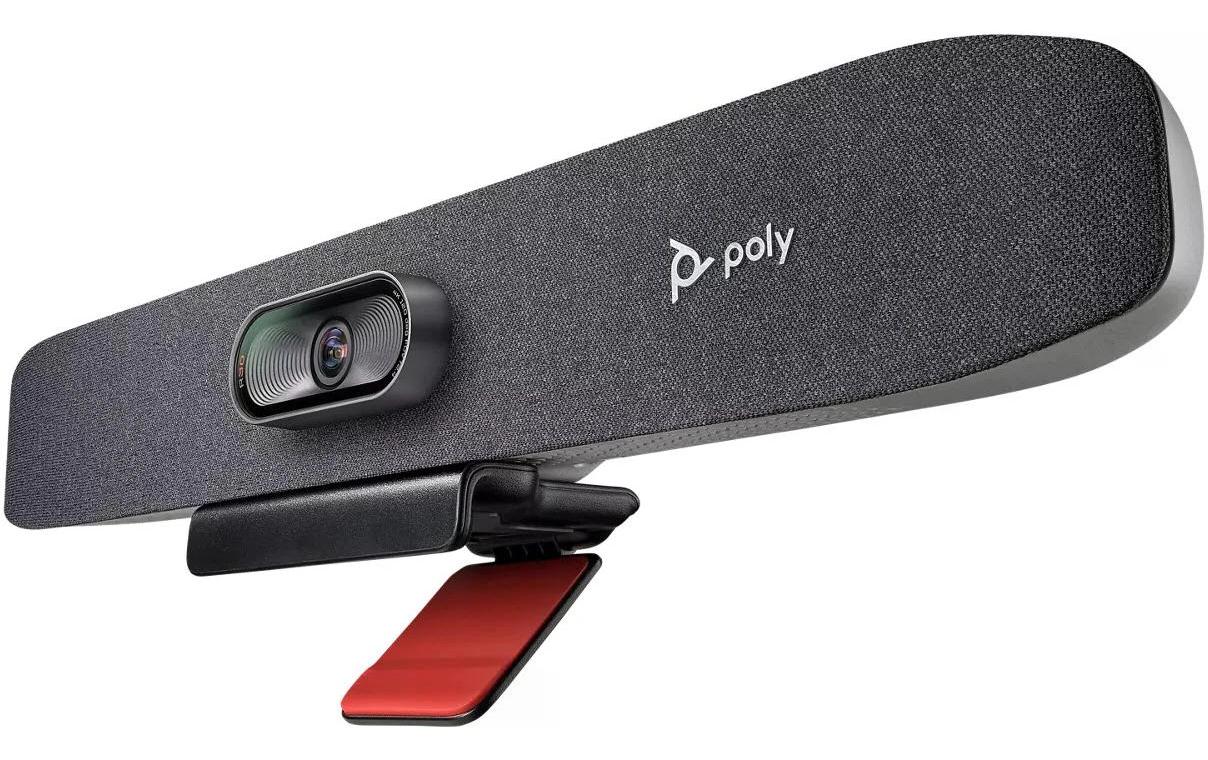 Poly Studio R30 – Videobar – 4K, 110° Sichtfeld, 5× digitaler Zoom, für Windows/Mac, USB, WLAN, Bluetooth
