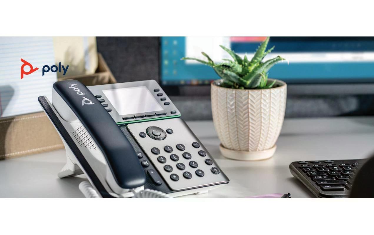 Poly Edge E350 – IP-Telefon, PoE