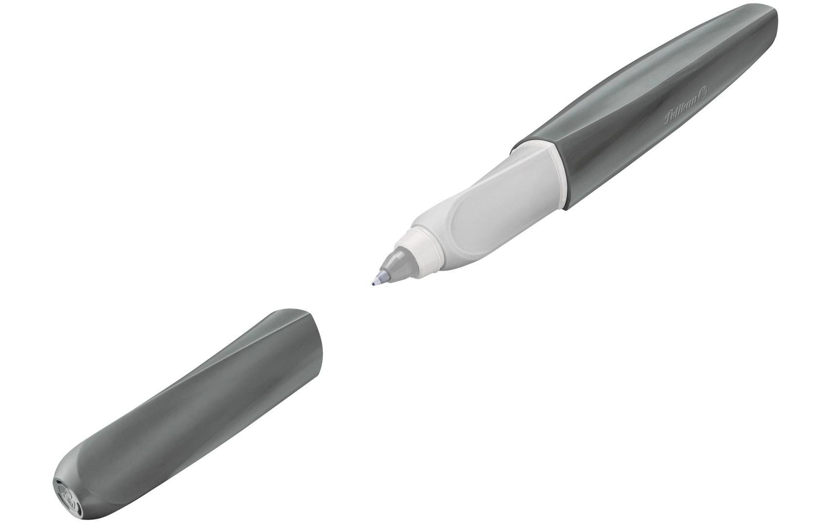 Pelikan Twist eco – Tintenroller, 0,3 mm, blau, Kunststoff (recycelbar), grau
