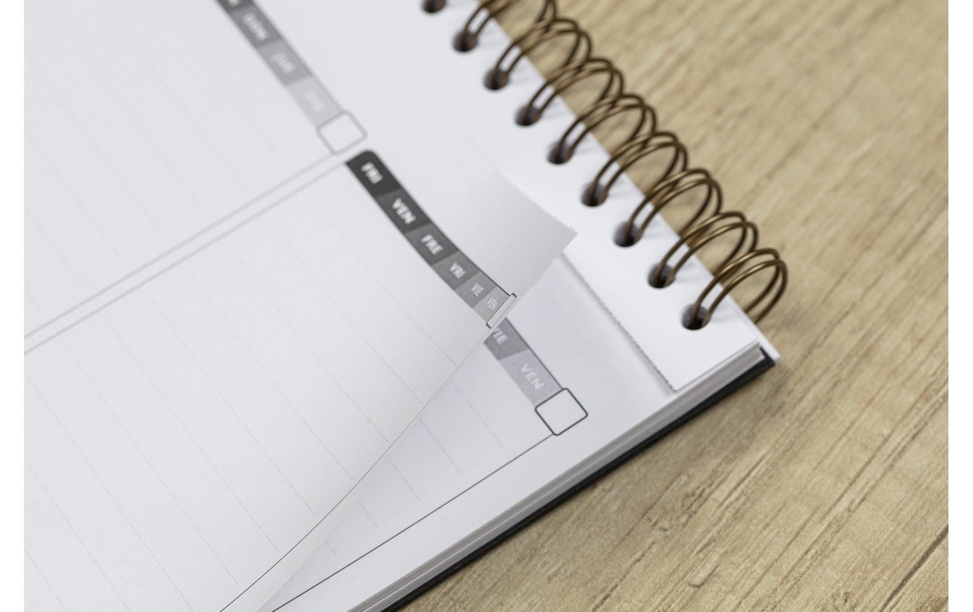 Clairefontaine AgeBag my Weekly Wochenplaner – 1 Woche/2 Seiten, undatiert, 29,7 × 17 cm, schwarz