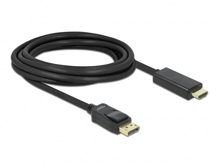 DeLOCK DisplayPort auf HDMI Kabel DP 1.1 1920×1200 – 3 m