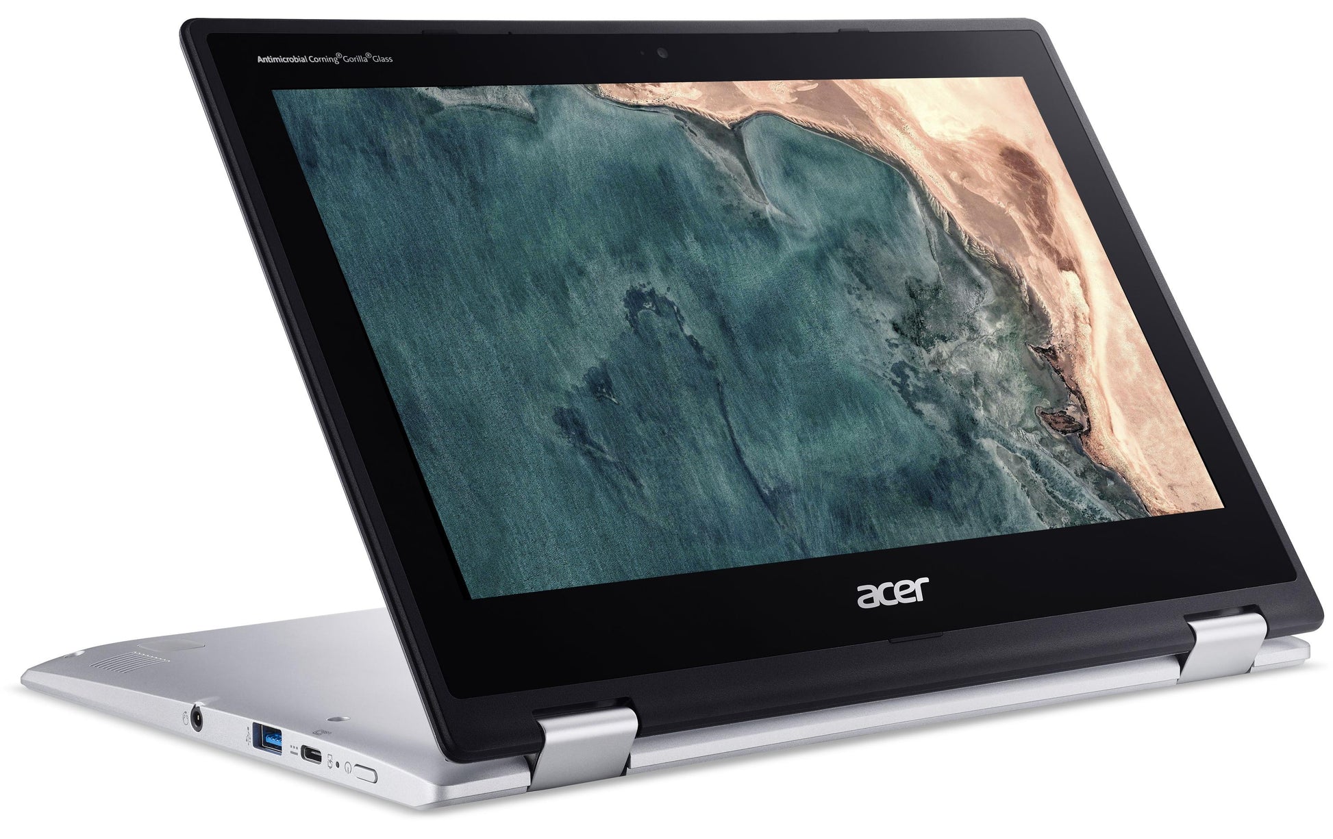 Acer Chromebook Spin 314 (Intel Core i3‑N305, 14" WUXGA Touch, 8 GB, 128 GB SSD, Silber) – Chrome OS