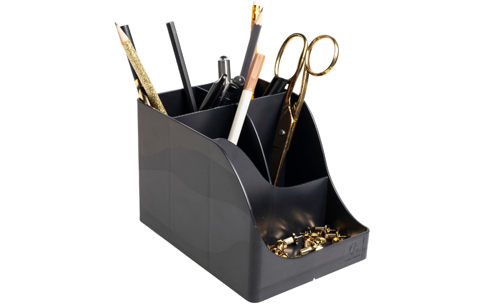 Exacompta Multiköcher – Kunststoff, schwarz, 109 × 119 mm