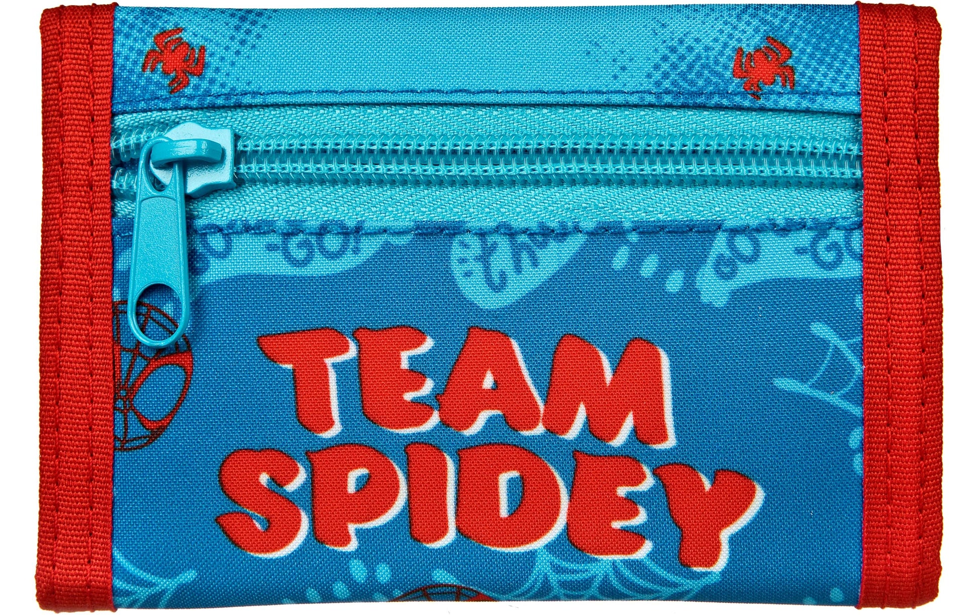 Undercover Portemonnaie – Klettverschluss, Münzfach – 13 × 9 × 2 cm – Mehrfarbig, Polyester – Spidey – 1 Stk