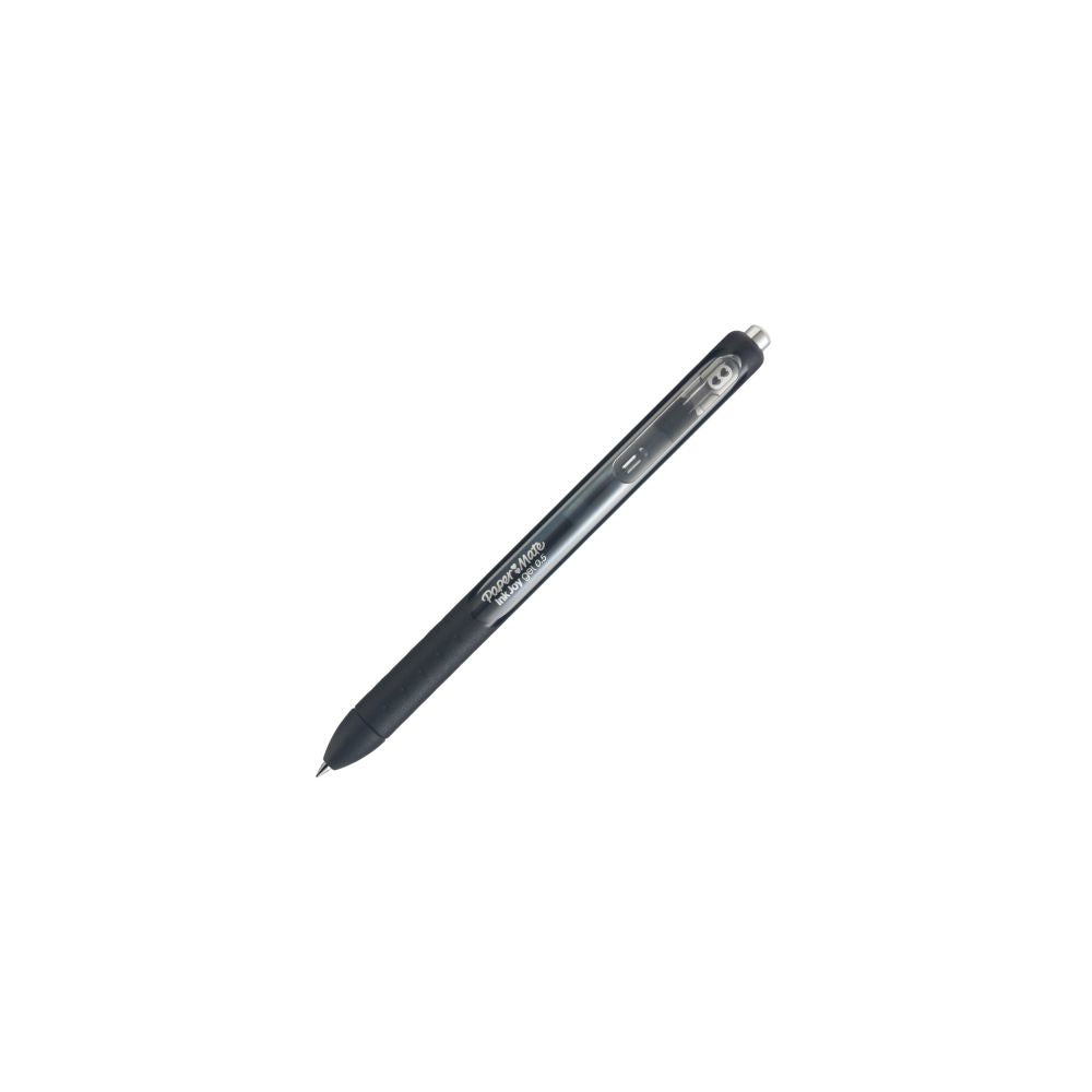 Papermate Paper Mate Gelschreiber, Druckmechanik – Schwarz, Spitze 0,7 mm, schnelltrocknend, nachfüllbar, 12er-Set