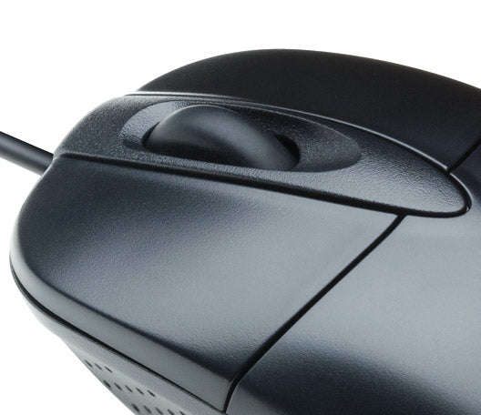 V7 Maus – Kabelgebunden (USB‑A), 1000 DPI, beidhändig, Schwarz
