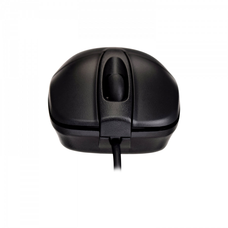 V7 Maus – Kabelgebunden (USB‑A), 1000 DPI, beidhändig, Schwarz
