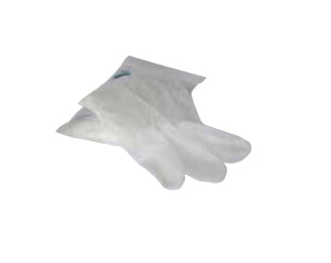 HP Autozubehör Erste-Hilfe-Handschuhe – 4 Stück, transparent, weiss