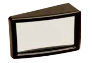 HP Autozubehör Spiegelaufsatz – 5 × 2,9 cm – selbstklebend, schwarz