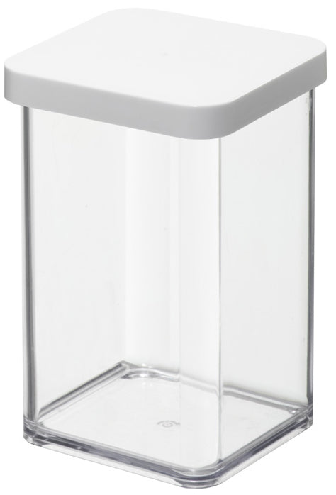 Rotho Vorratsdose Loft – 1 l – quadratisch – 10 × 14 × 10 cm – Kunststoff – transparent